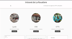 Desktop Screenshot of intranet.larouatiere.com
