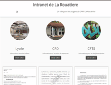 Tablet Screenshot of intranet.larouatiere.com